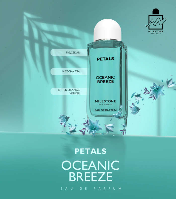 Milestone Perfumes Petals Oceanic Breeze 100 ml Eau De Parfum Fresh scent