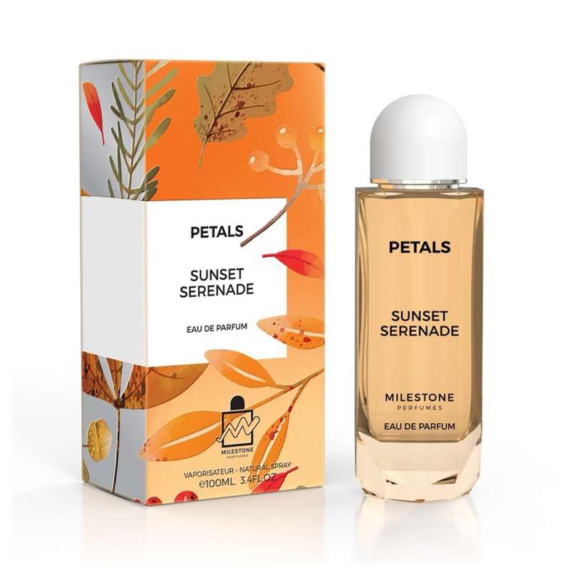 Milestone Perfumes Petals Sunset Serenade 100 ml Eau De Parfum Fresh scent