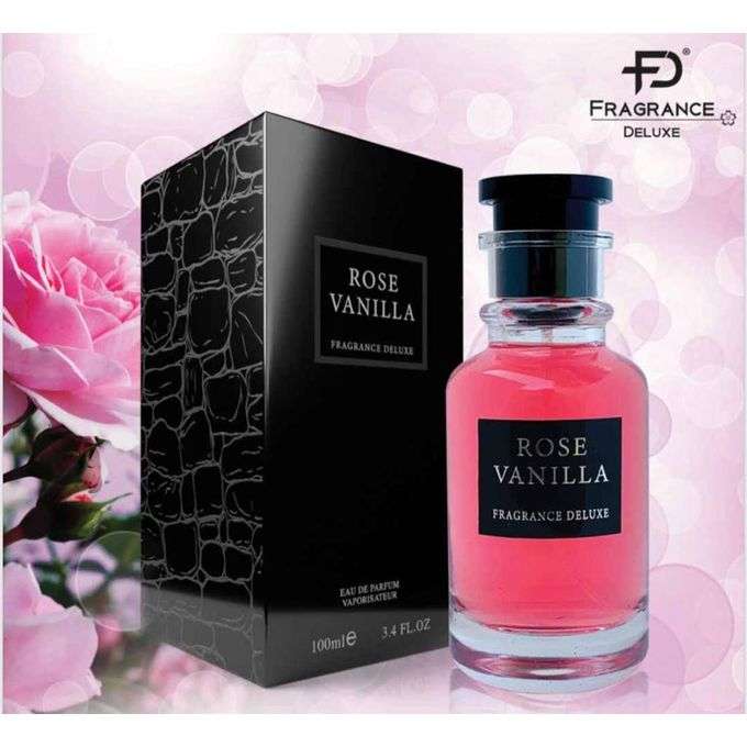 Fragrance Deluxe Rose Vanilla 100 ml Eau De Parfum Floral scent