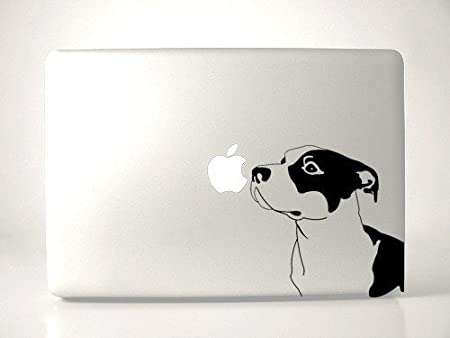 Dog laptop sticker decal