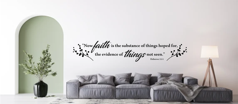 Home wall decor : Faith is the substance of things hoped for