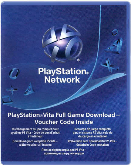 4GB PS Vita Memory Card + Game Download Voucher for 4 Full Games [NEW]