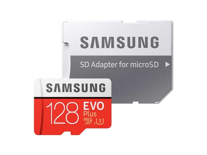 Samsung EVO Plus 128GB MicroSDXC with SD Adapter