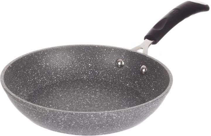Berlinger Haus - 24 cm Gray Stone Touch Line Marble Coating Fry Pan - Gray (READ THE DESCRIPTION)