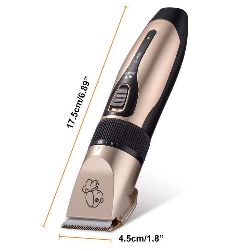 Dog Hair Clipper Kit USB Rechargeable Cordless Pet Grooming Clippers