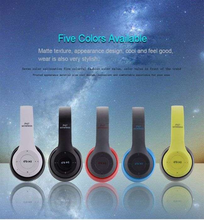 V4.1 P47 Wireless Bluetooth Headphone/Headset Earphone