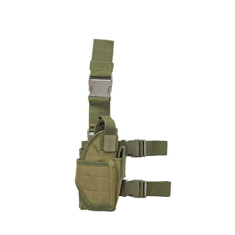 Drop Left/Right Leg Gun Holster Gun Bag - GREEN