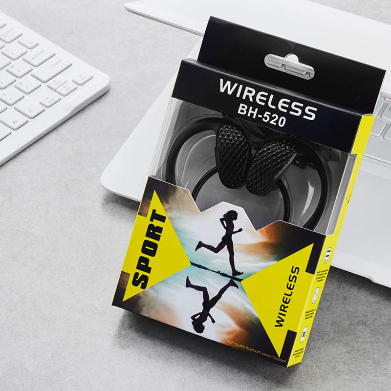 Sport Wireless Bluetooth headphones Earhook Earphones Headset mic Hands Free Call for smartpho BH520