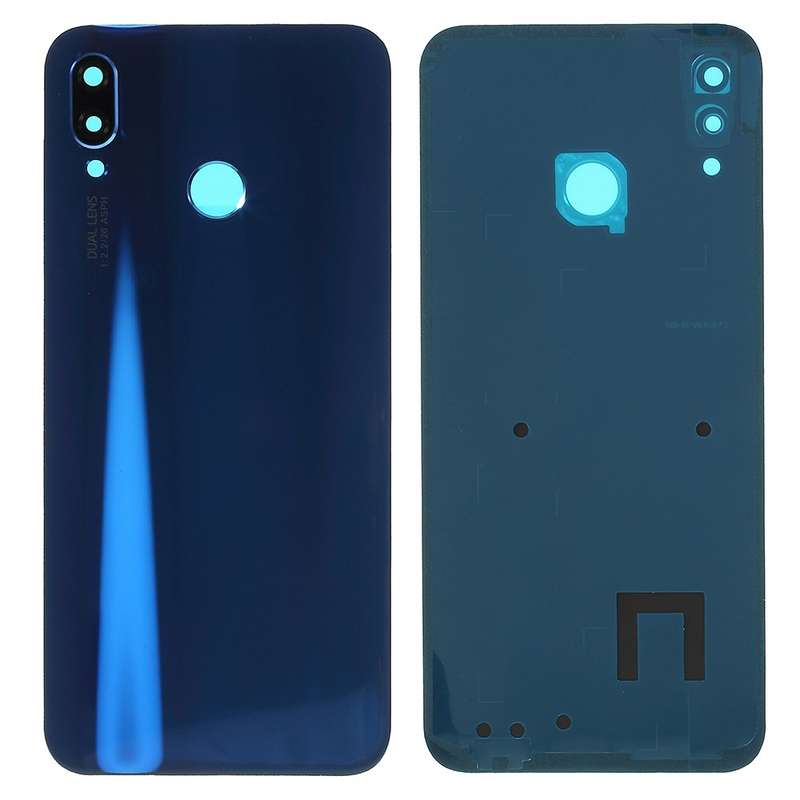 OEM for Huawei P20 Lite / Nova 3e Battery Housing Part with Adhesive Sticker + Camera Lens Ring Cove