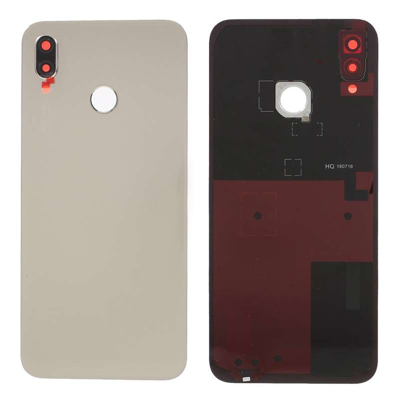 OEM for Huawei P20 Lite / Nova 3e Battery Housing Part with Adhesive Sticker + Camera Lens Ring Cove