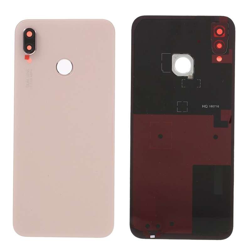 OEM for Huawei P20 Lite / Nova 3e Battery Housing Part with Adhesive Sticker + Camera Lens Ring Cove