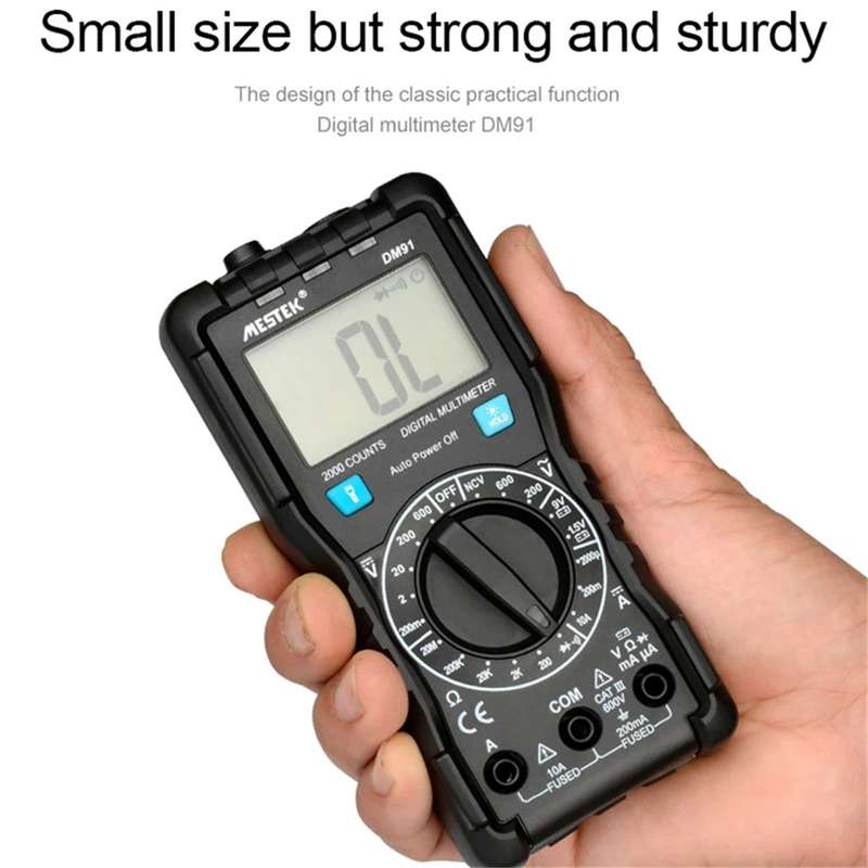 MESTEK DM91 1999 Count High Precision Digital Multimeter AC / DC Voltmeter