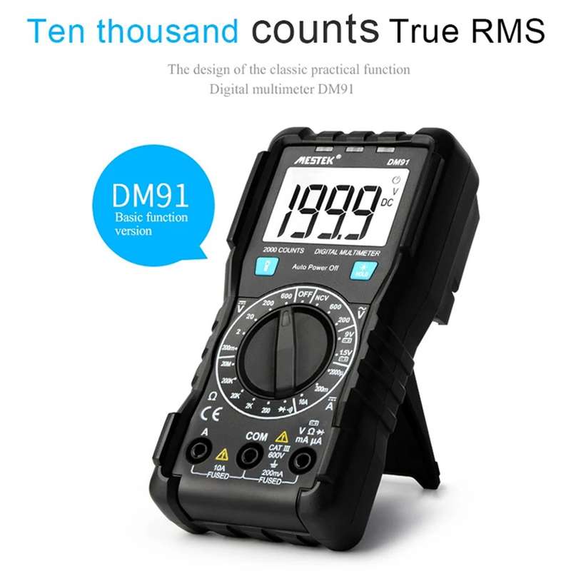 MESTEK DM91 1999 Count High Precision Digital Multimeter AC / DC Voltmeter