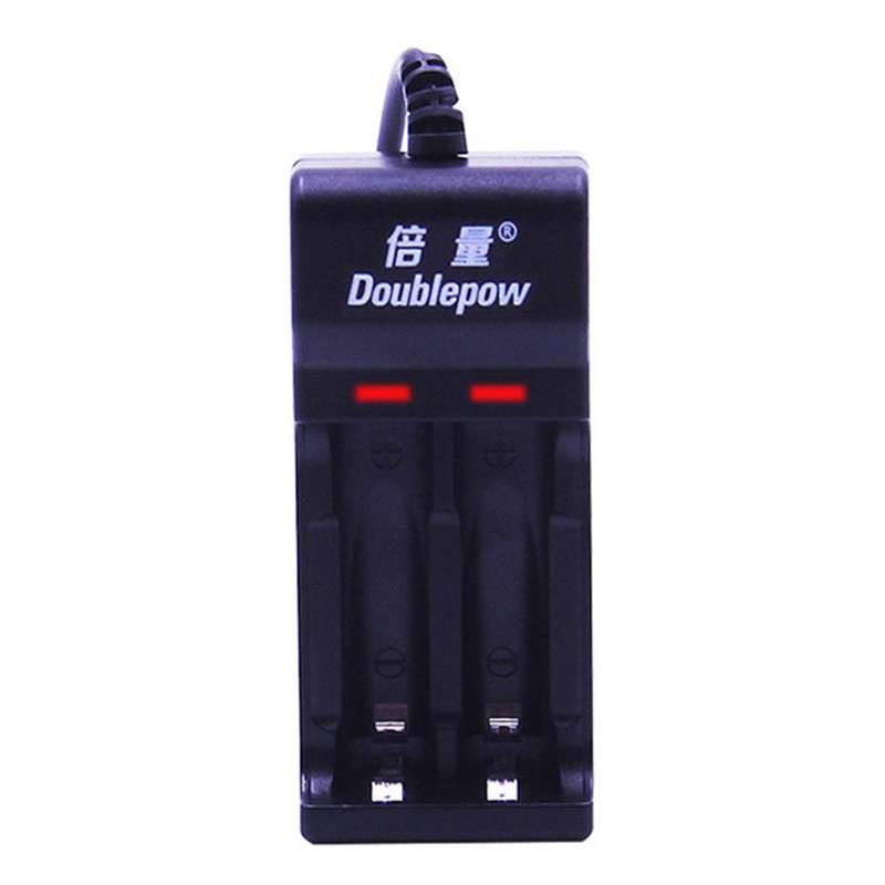 DOUBLEPOW DP-UK22 2-Slot USB Fast Charger for 1.2V AA/AAA Ni-MH/Ni-CD Rechargeable Battery