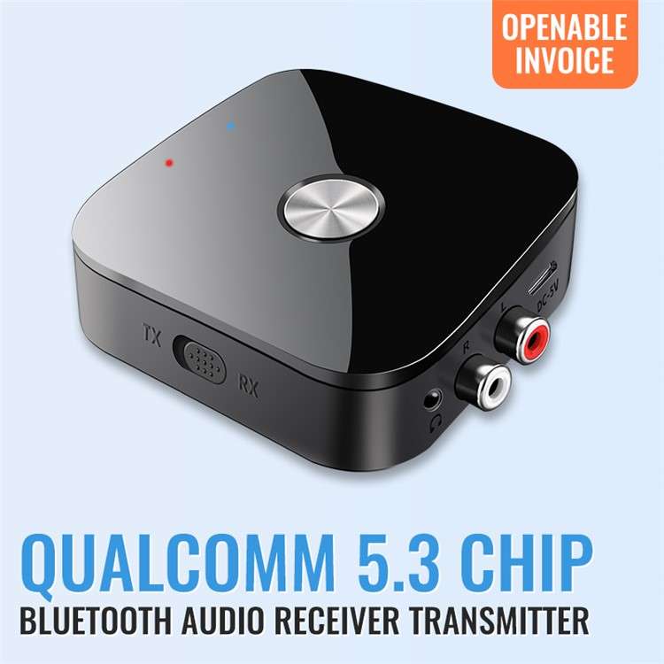 T69 2-in-1 Bluetooth 5.3 APTX Adaptive Receiver Transmitter Wireless Audio Adapter