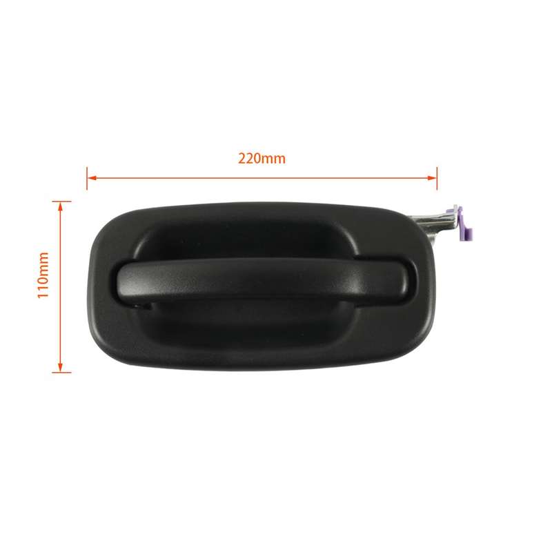 A2269-03 Shockproof Rear Left Exterior Door Pull Handle for Car, OE: 15721571 / 15107655