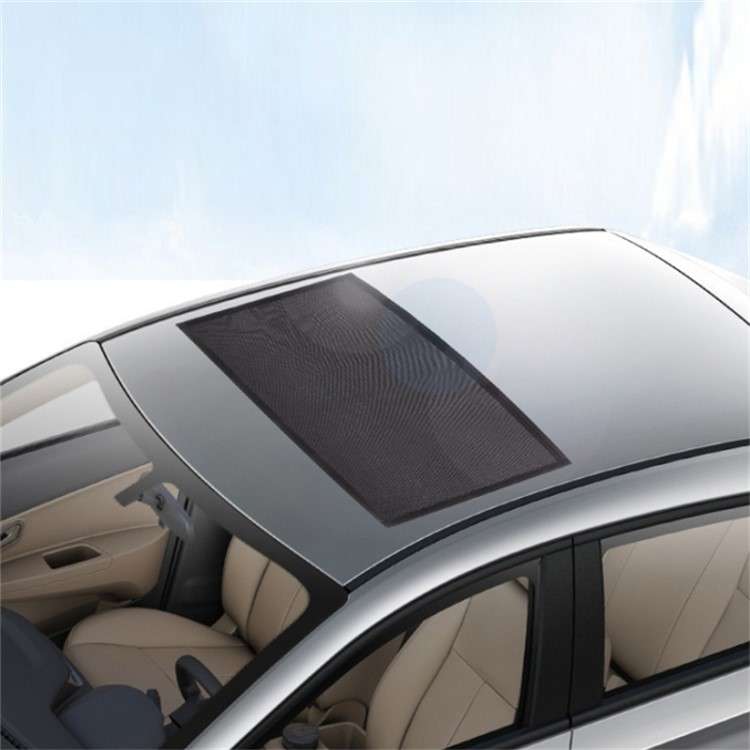 Magnetic Car Sunroof Window Sunshade UV Protection Anti Mosquito Mesh Cover Shading Net, Size L: 100