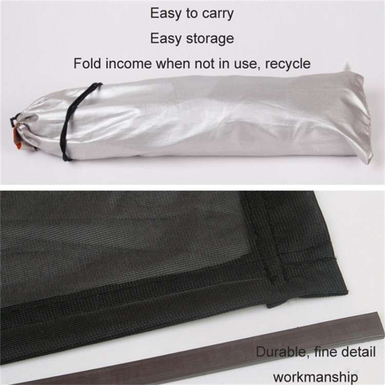 Magnetic Car Sunroof Window Sunshade UV Protection Anti Mosquito Mesh Cover Shading Net, Size L: 100