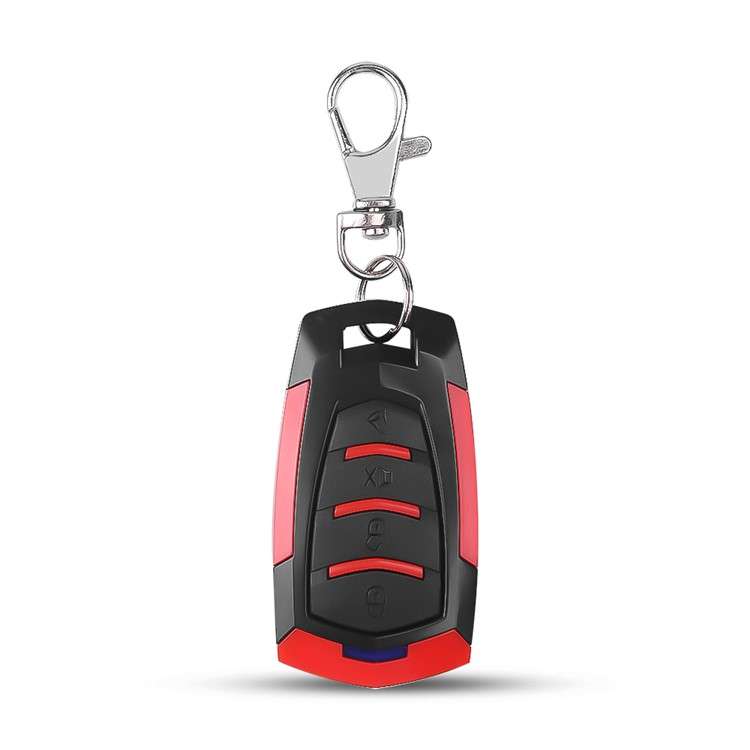 AK-K200427 433MHZ Wireless Copy Remote Control 4 Keys Cloning Garage Door Duplicator with Keychain