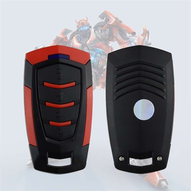AK-K200427 433MHZ Wireless Copy Remote Control 4 Keys Cloning Garage Door Duplicator with Keychain