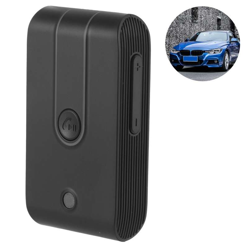 J28 Car Bluetooth 5.0 Audio Receiver Mobile Phone Transmitter Converter USB Dongle with 3.5mm AUX Ad