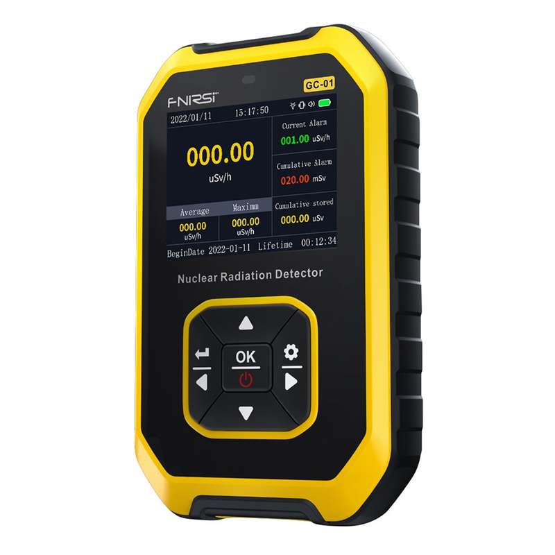 FNIRSI GC01 Geiger Counter Nuclear Radiation Detector Radiation Dosimeter with LCD Display