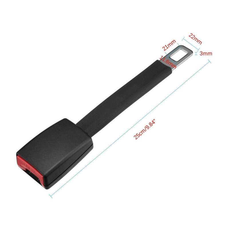 Seat Belt Extender Cars Seatbelt Buckle Extension 25cm Auto Car Seat Belt Clip Extender