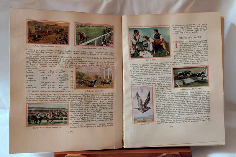 Cigarette card album - Speed through the Ages - Sir Malcolm Campbell