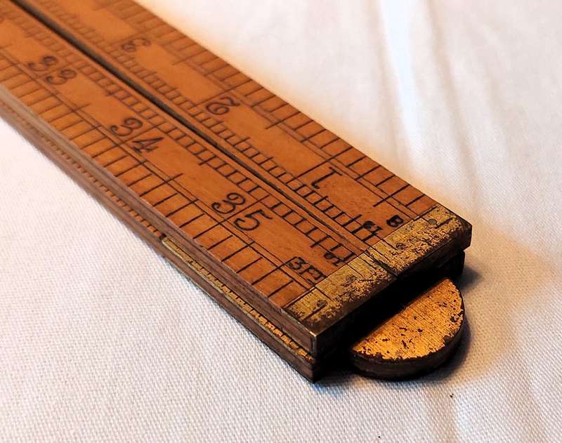 Vintage Rabone / Stanley No. 1377 box wood - 3 Foot folding rule