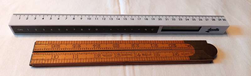 Vintage Rabone / Stanley No. 1377 box wood - 3 Foot folding rule