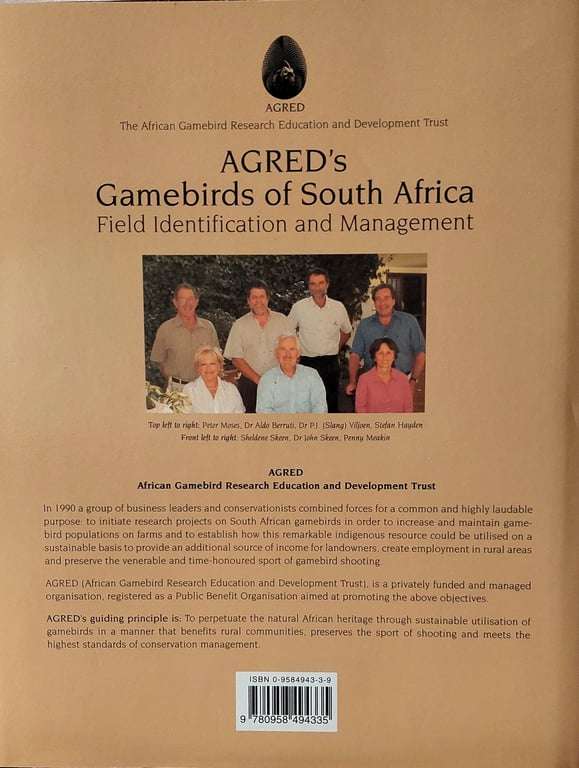 Agred's Gamebirds of South Africa - P J  Viljoen