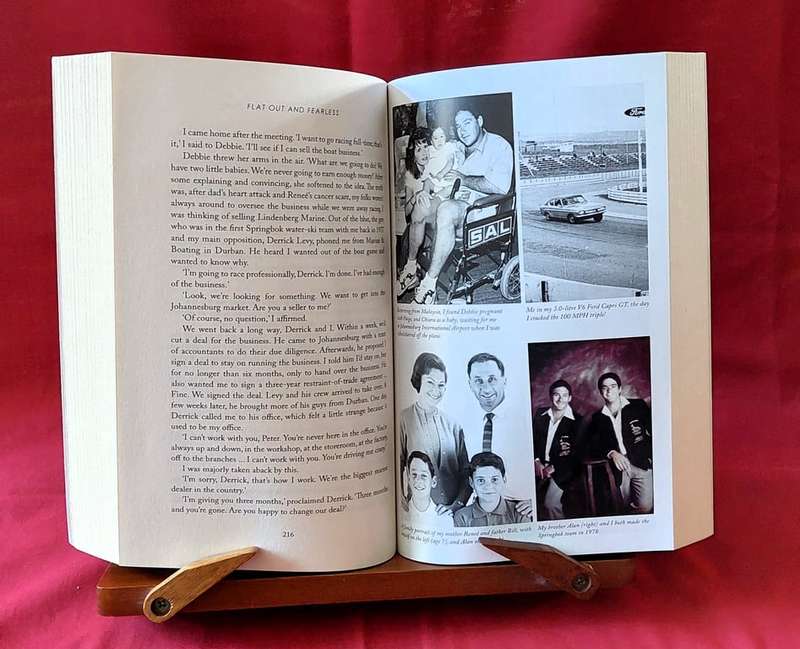 Flat Out and Fearless - Peter Lindenberg ( Inscribed by Author)
