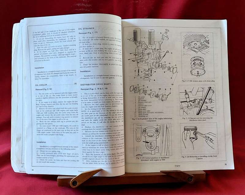 Autodata Volkswagen Beetle Manual 1968 - 1978 -`Simon Cowen & Tony Stuart-Jones
