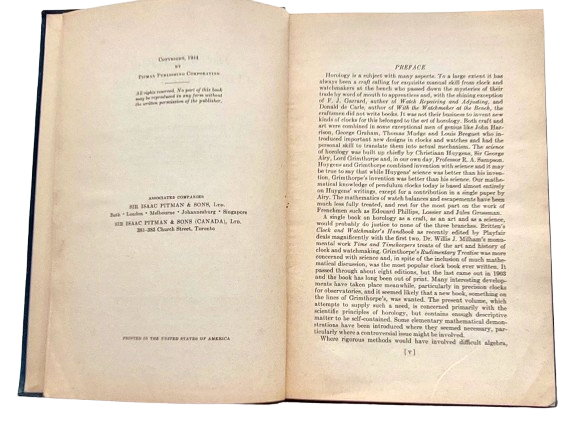 The Science of Clocks and Watches - A L Rawlings