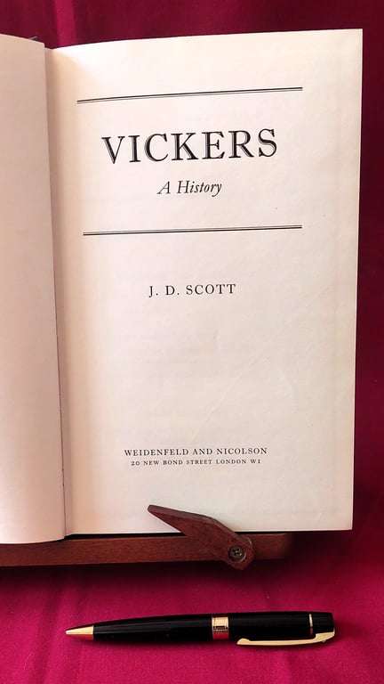 Vickers - A History - J D Scott
