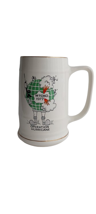 Rhodesian-  Operation Hurricane - Mtoko 1977 - Vintage Beer Mug