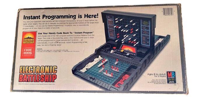 Vintage & Collectable  Electronic Battle Ship Game - Milton Bradley Company