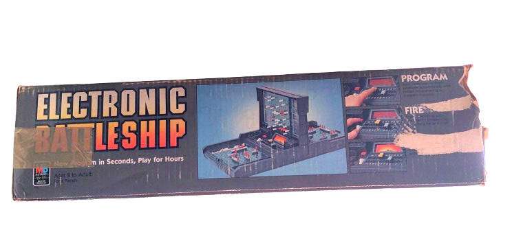 Vintage & Collectable  Electronic Battle Ship Game - Milton Bradley Company