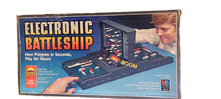 Vintage & Collectable  Electronic Battle Ship Game - Milton Bradley Company