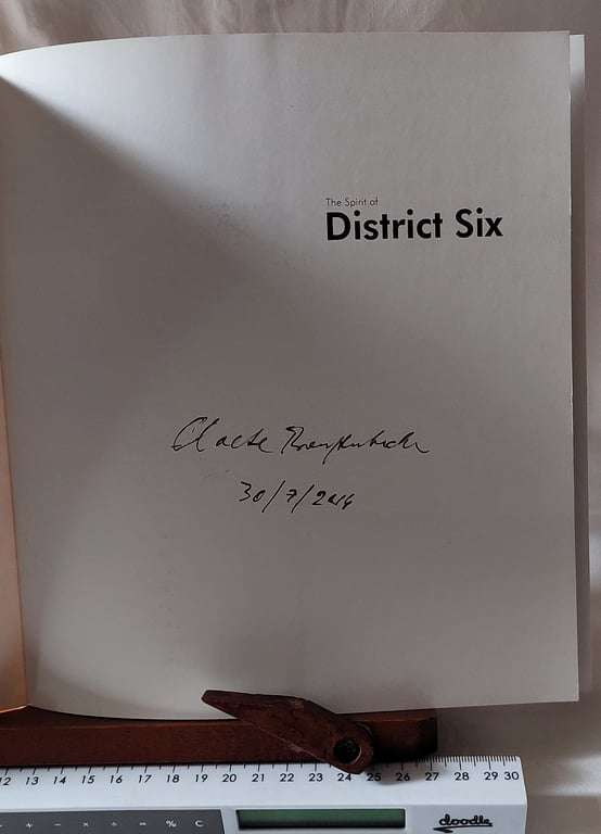 The Spirit  of District Six - ( Signed by the author) - Cloete Breytenbach