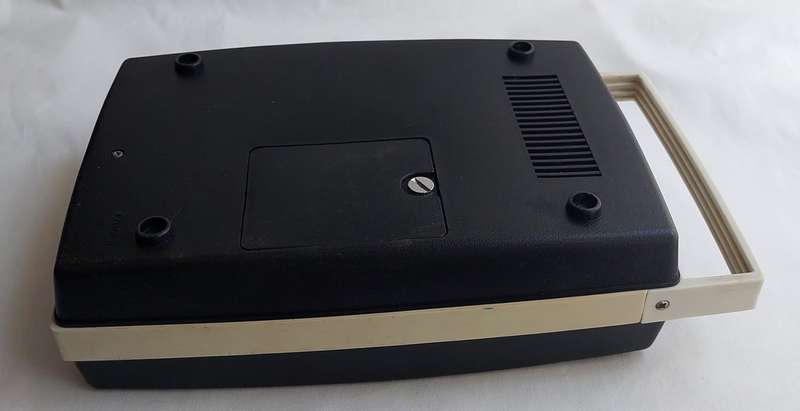 Vintage Denon Portable Record Player- Plays both 45 singles & 33 LP's