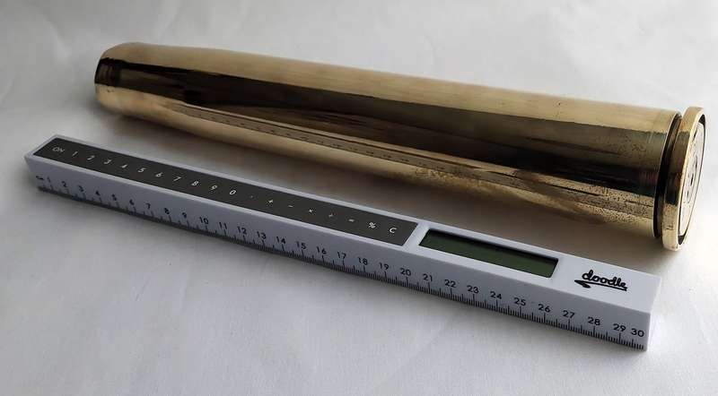 Brass Artillery Shell Casing- 40 mm Mark 4 -1965