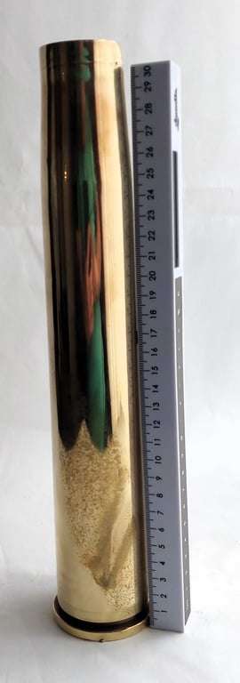 Brass Artillery Shell Casing- 40 mm Mark 4 -1965
