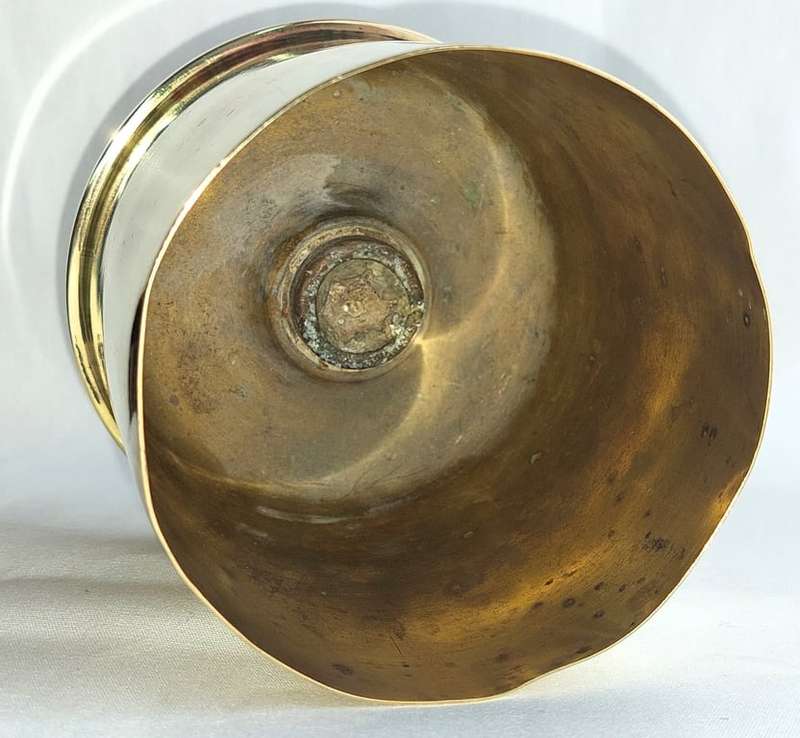 Brass Cannon Shell Casing - How Mark 2