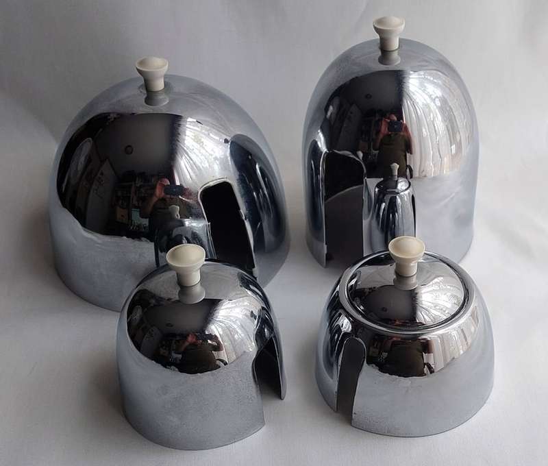 4 Piece - Vintage Porcelain Coffee & Tea Set based on the "Ever Hot" style