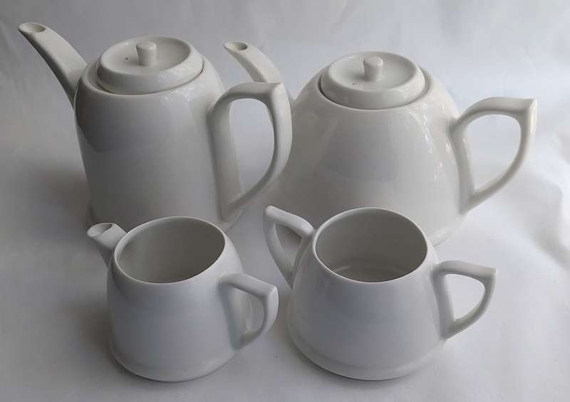 4 Piece - Vintage Porcelain Coffee & Tea Set based on the "Ever Hot" style