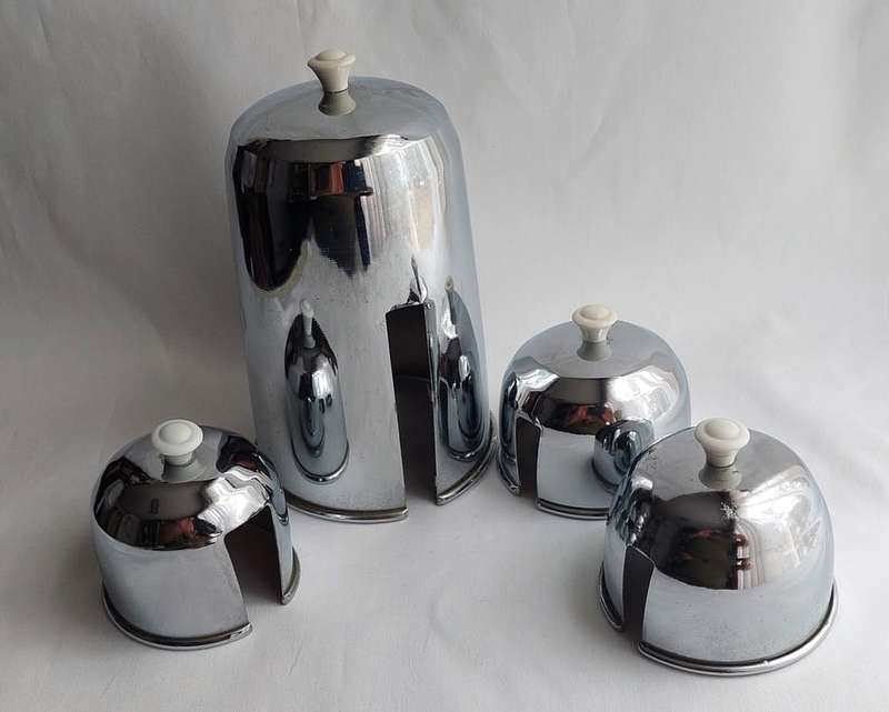 4 Piece - Vintage Porcelain Coffee Set based on the "Ever Hot" style