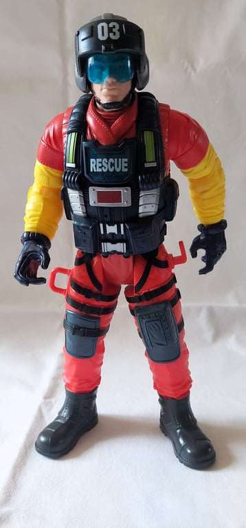 Rescue Force Pilot figurine - Commander Jules Graf - made by Chap Mei Plastic Toys Manufacturing ...