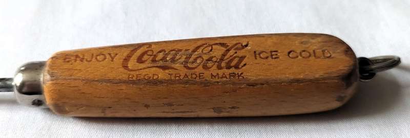 Collectable - Vintage "Coca Cola" wooden handle ice pick