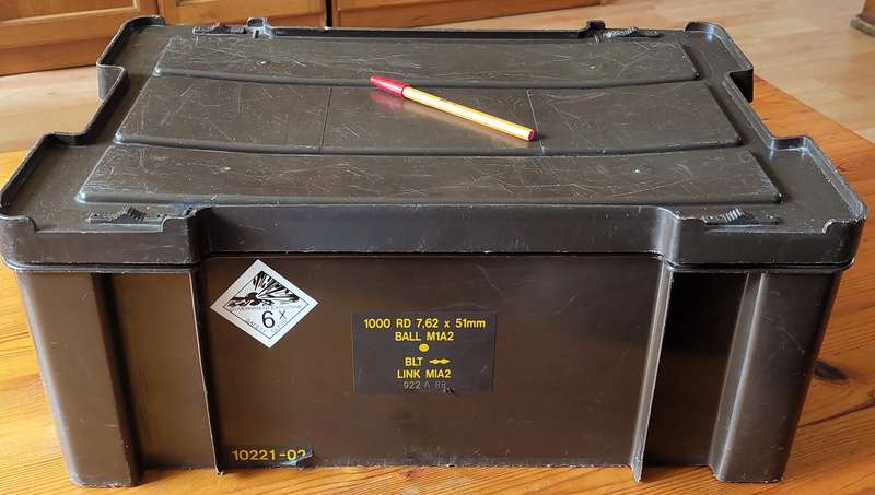 SADF - Ammo case with lid (Plastic)